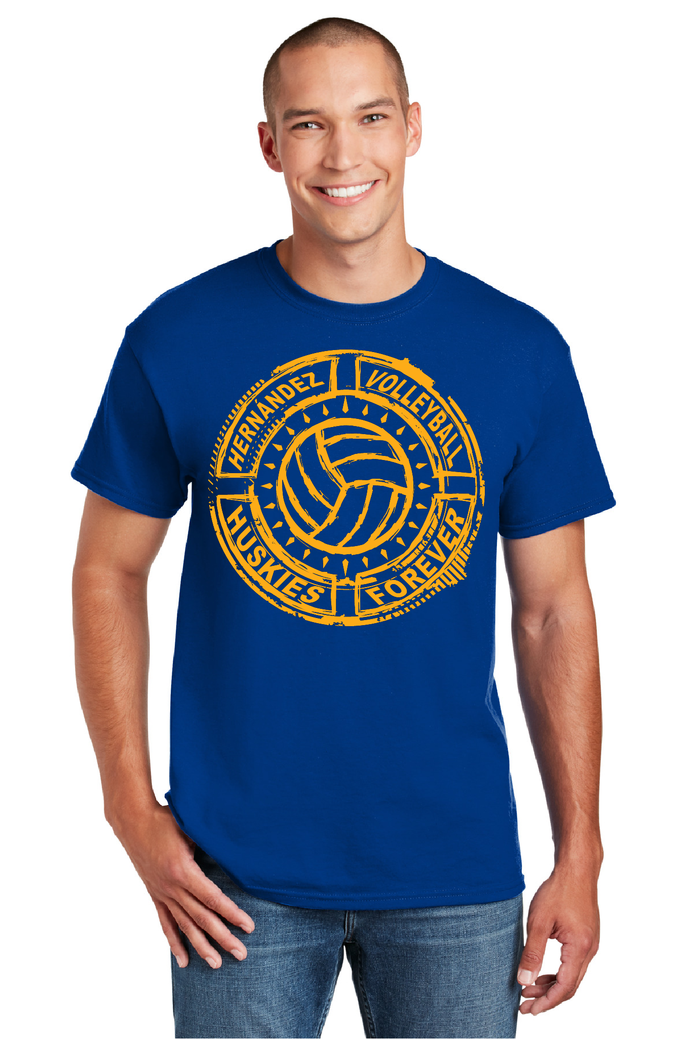 Husky with "H" - Hernandez Huskies Graphic T-shirt