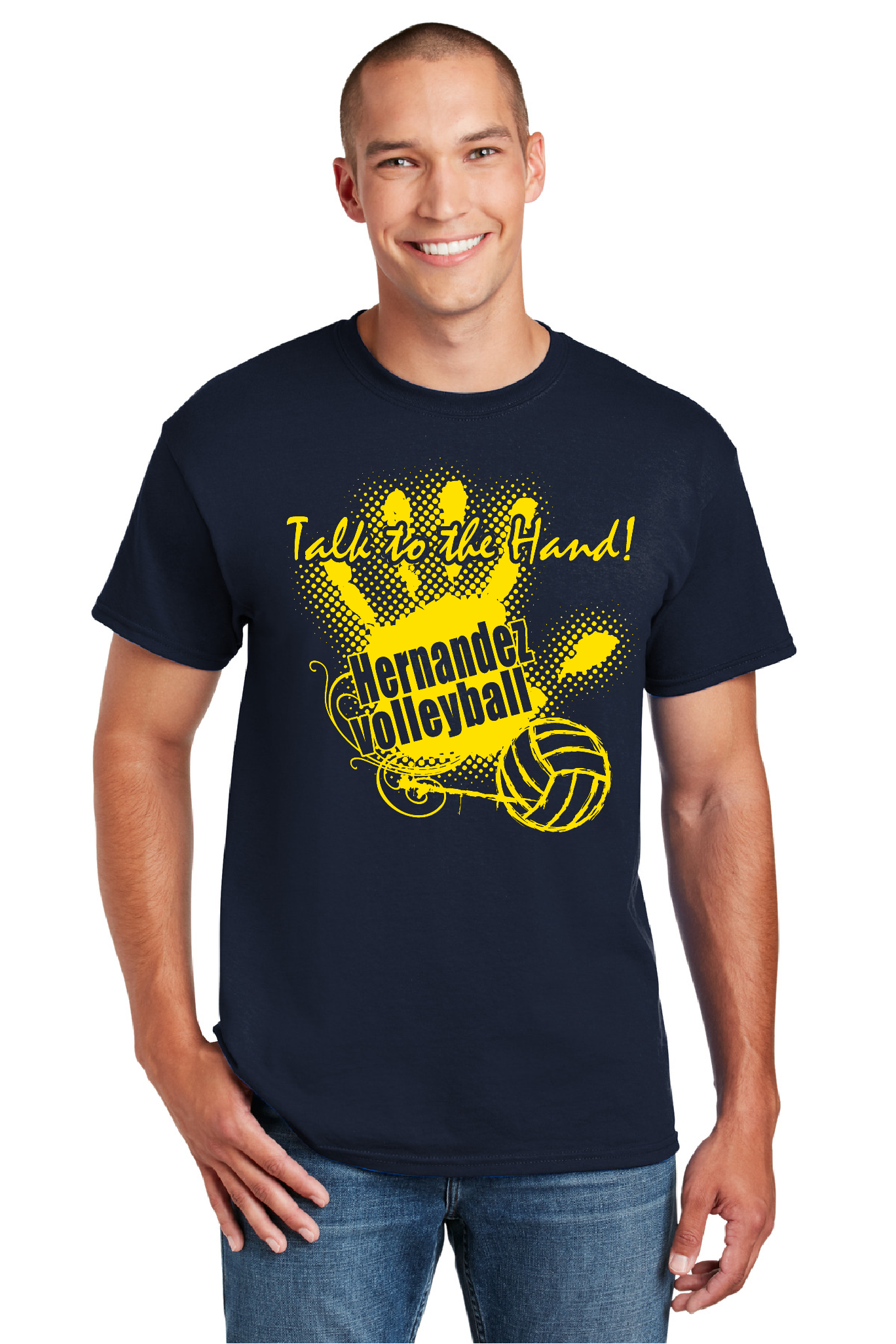 Husky with "H" - Hernandez Huskies Graphic T-shirt