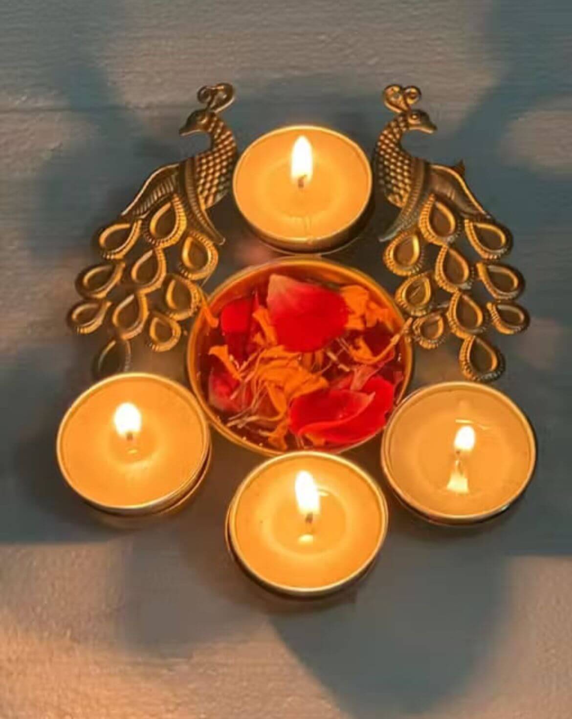 Royal Peacock Urli Bowl