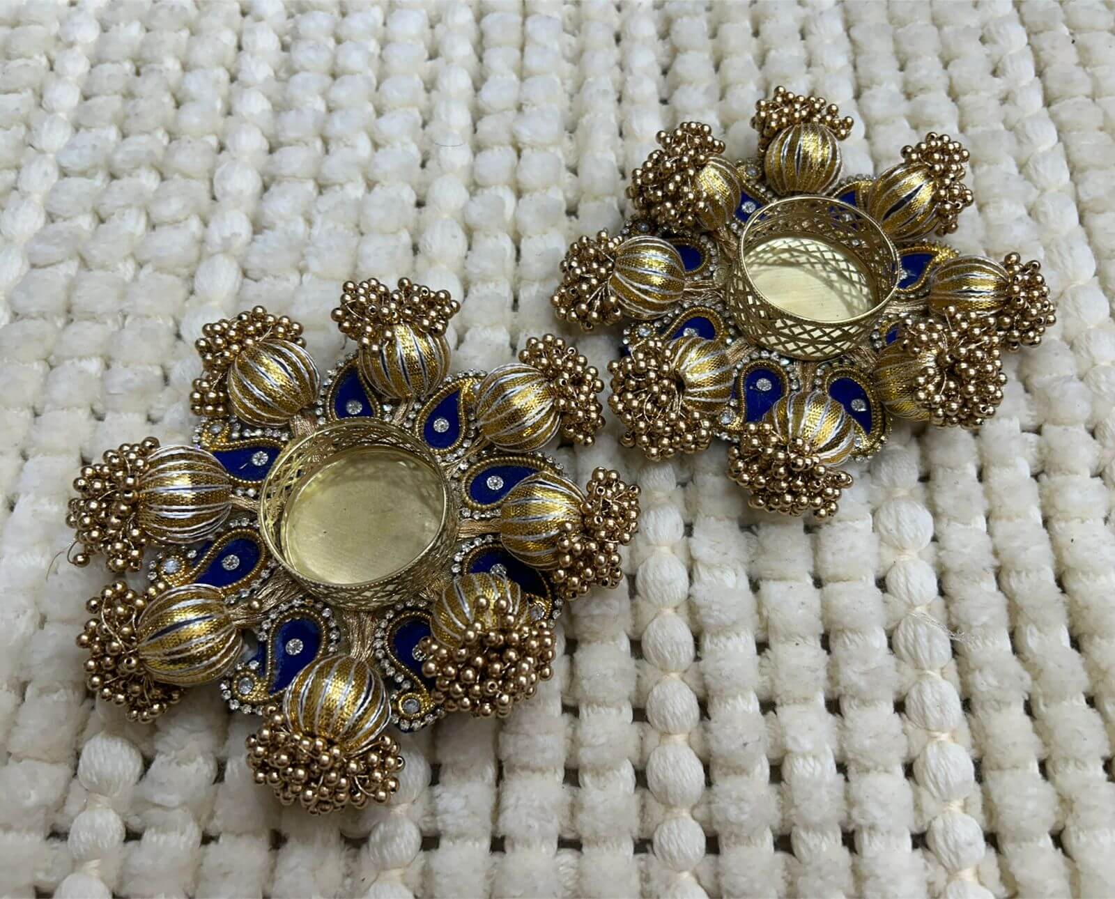 Royal Golden Floral Decorative Diyas