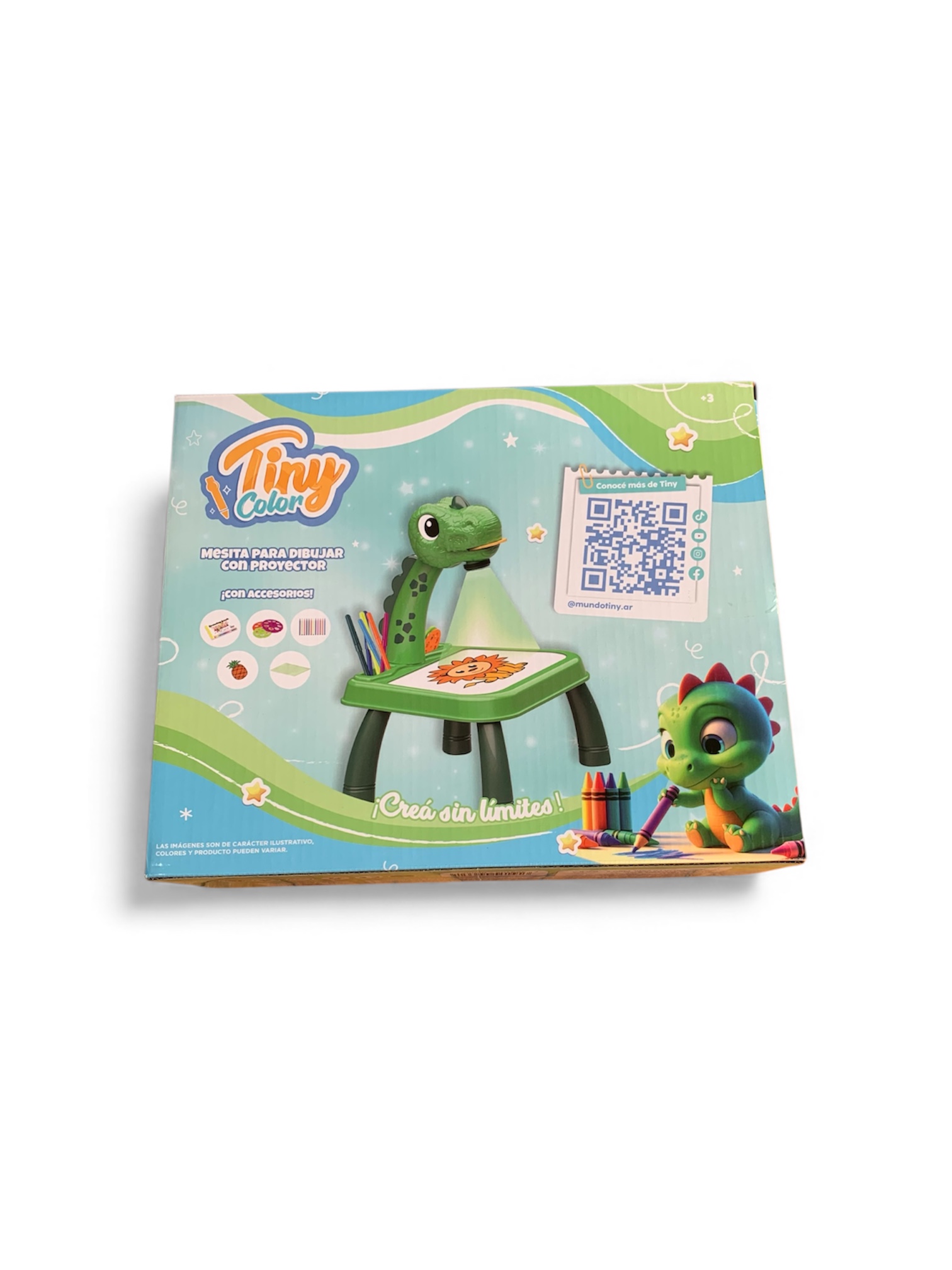 Mesa para dibujar Tiny de dinosaurio