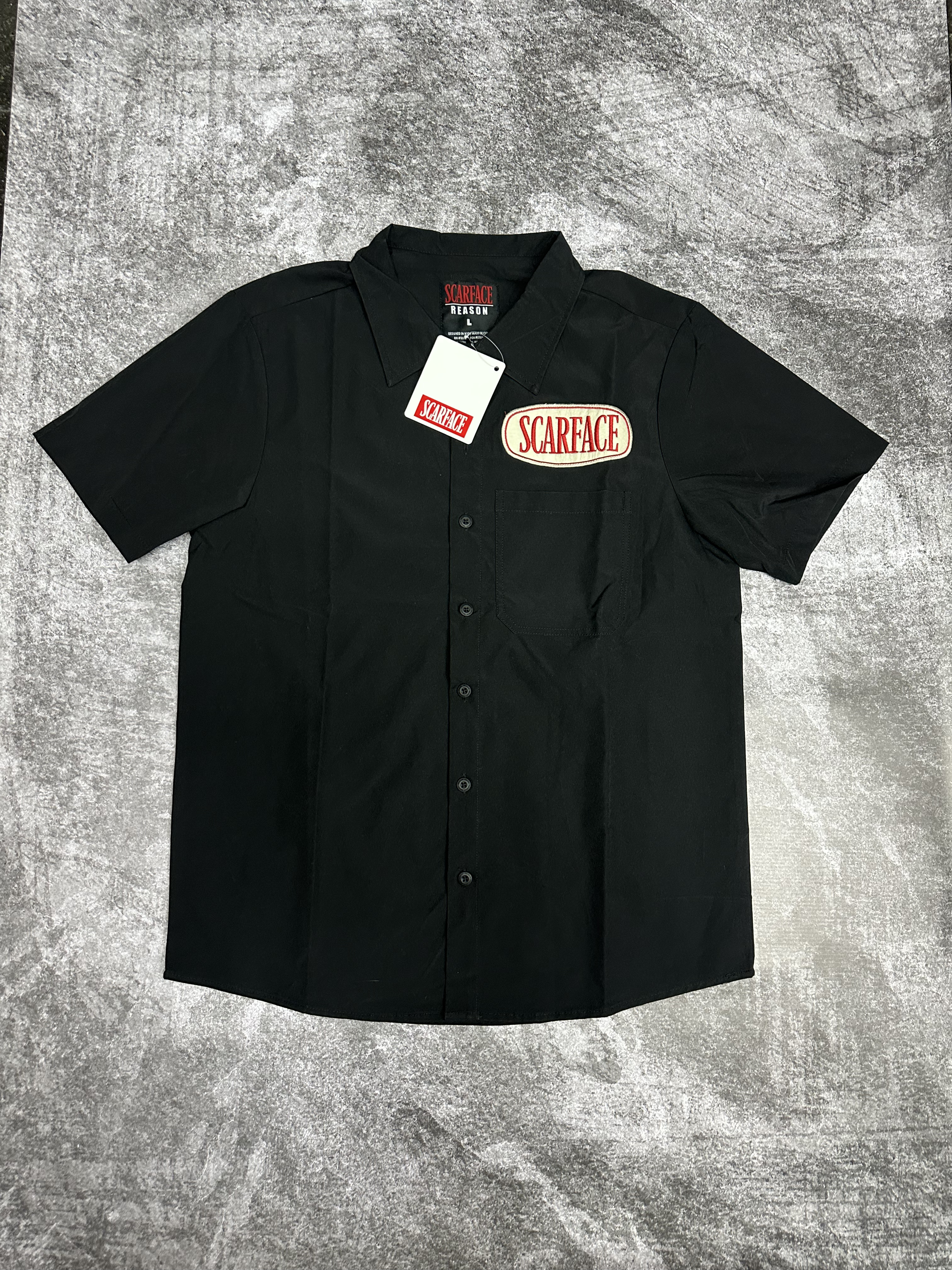 Camisa Scarface Parche Bordado Original