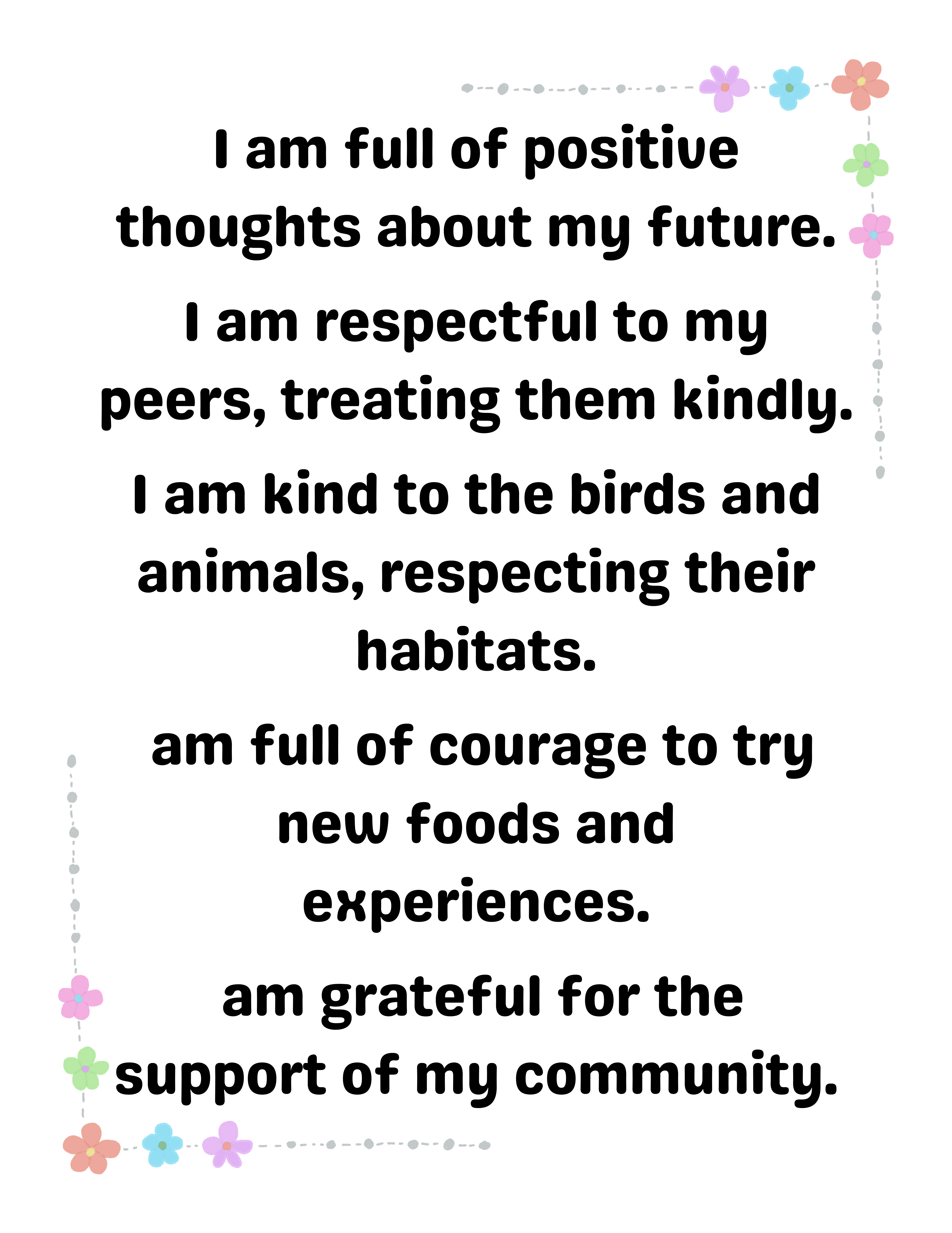 Floral Decorative Border