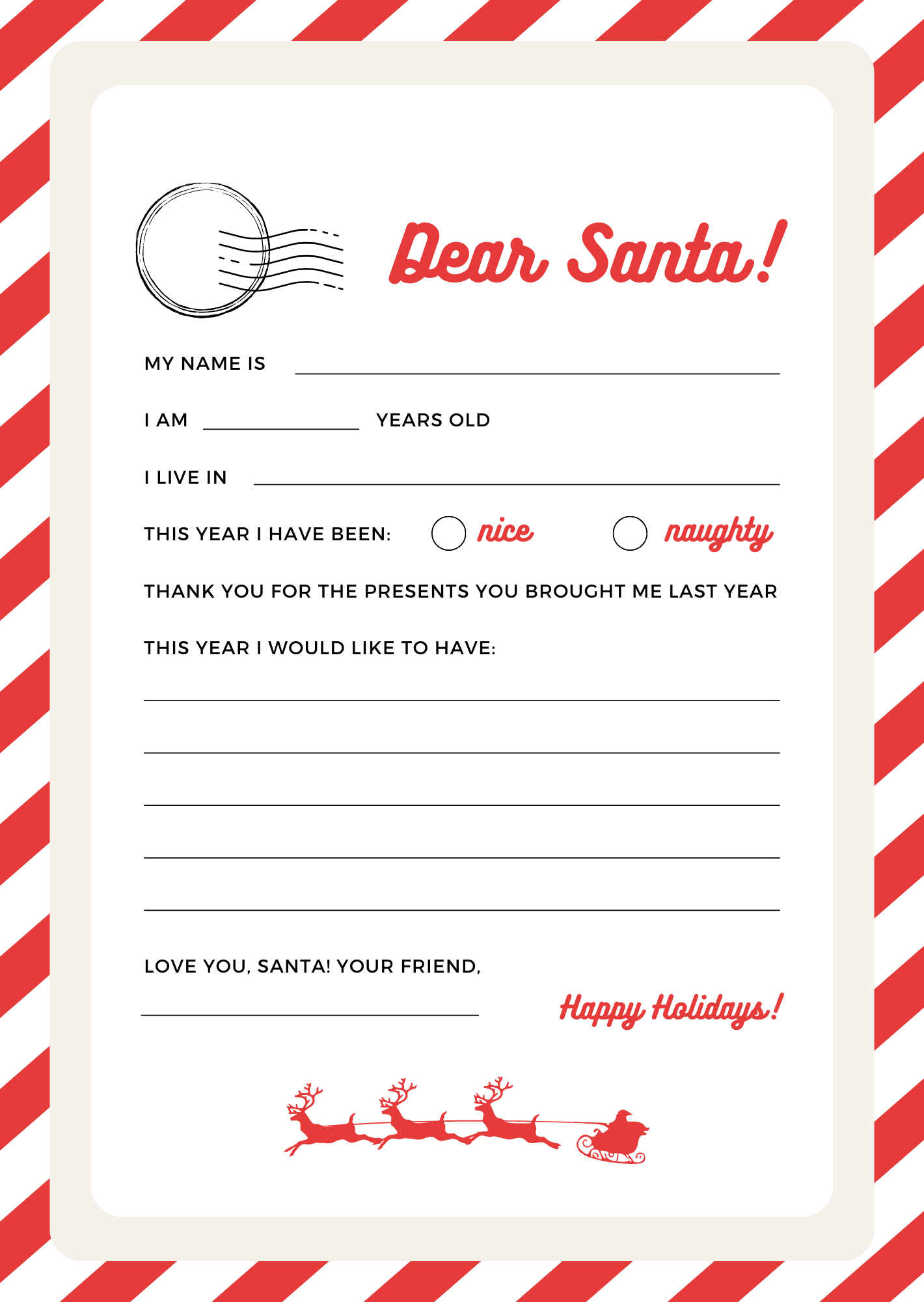 70 Unique Santa Letter Bundle