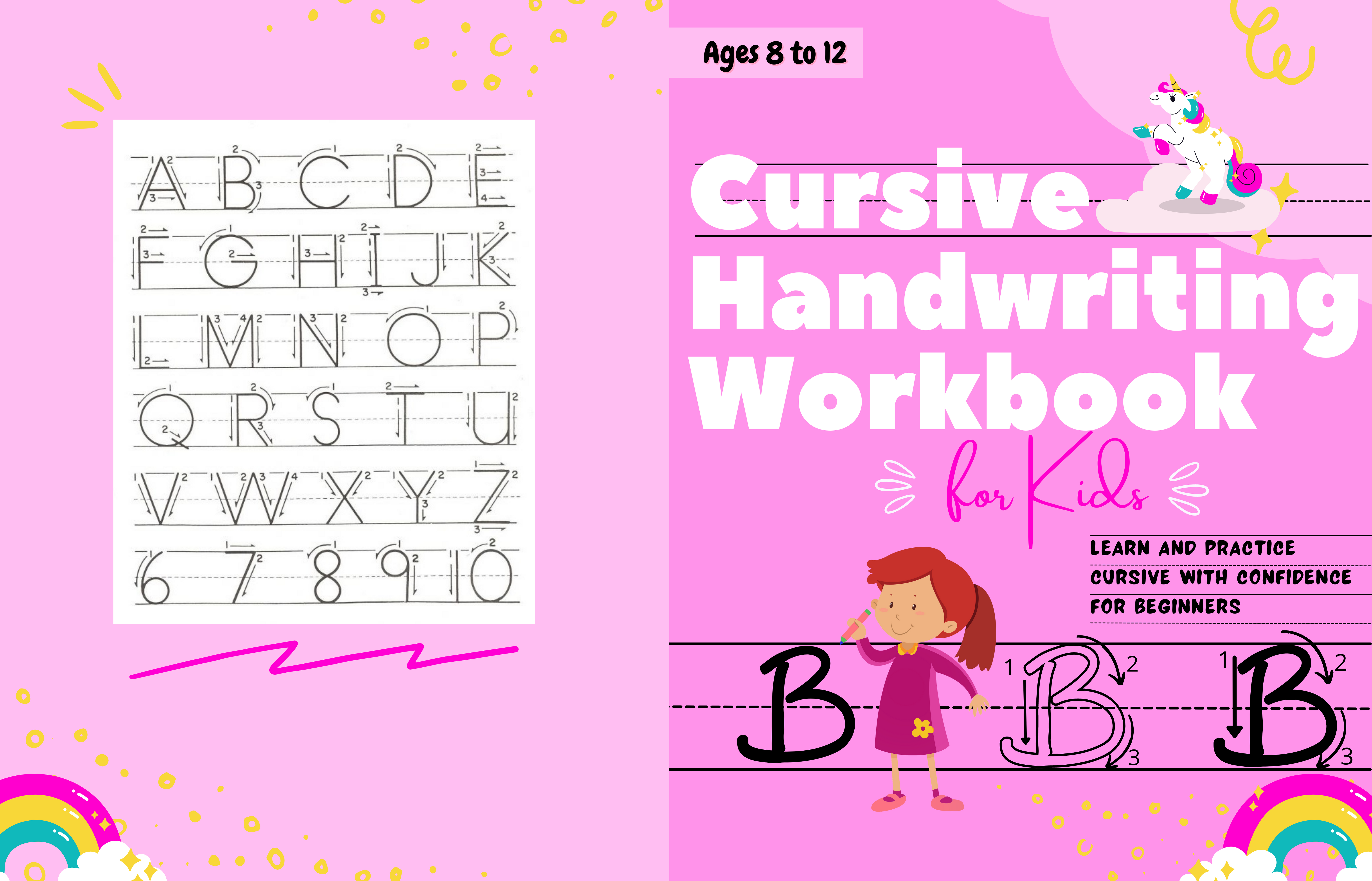 Cursive Handwriting Workbook for Kids