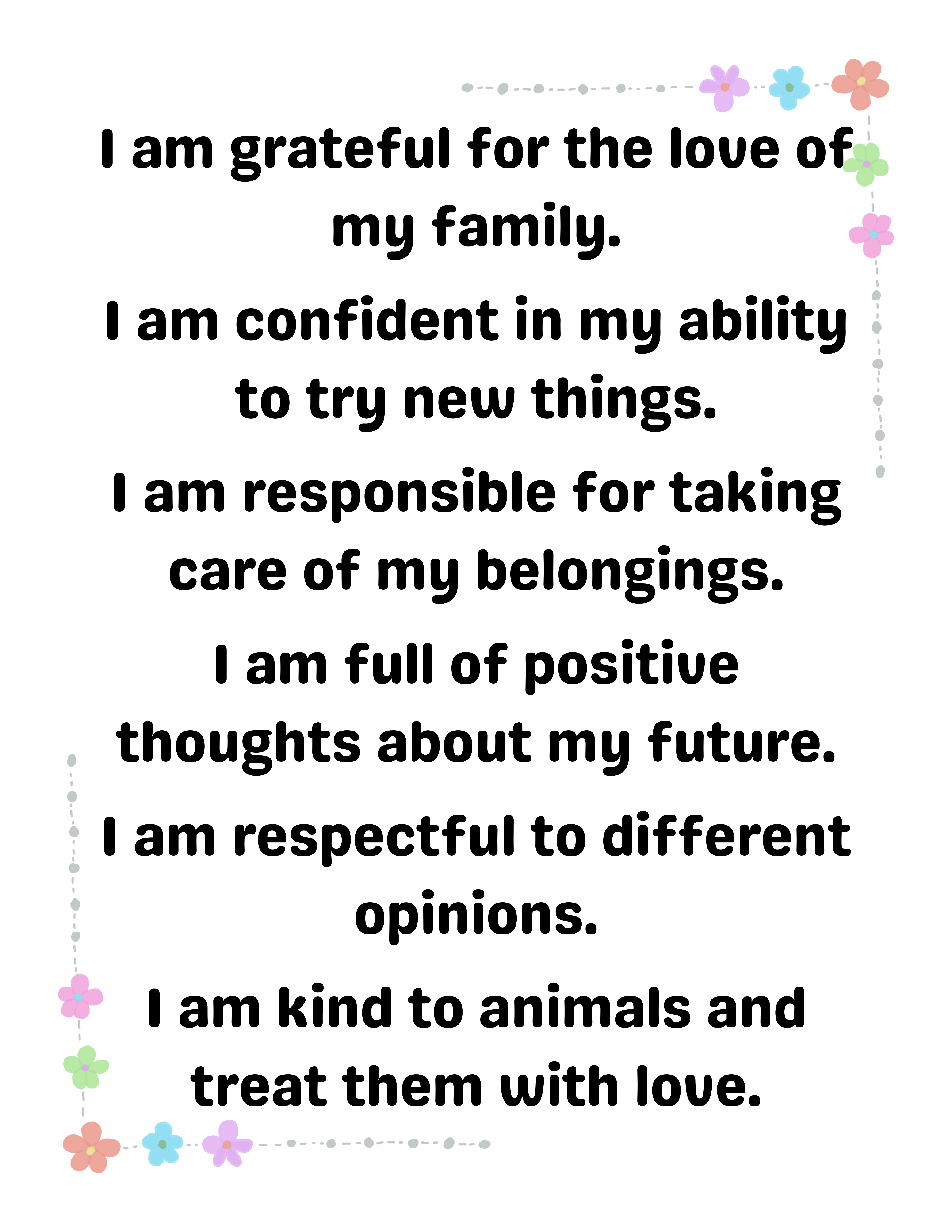 Floral Decorative Border