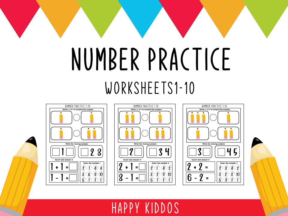 Number Practice Worksheets