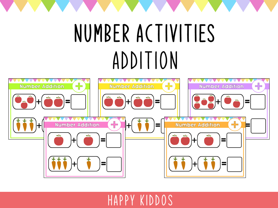 Number Addition Activity Sheets