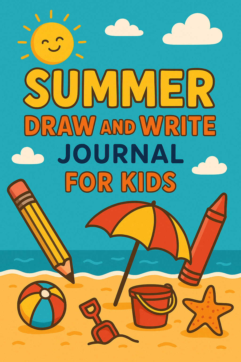 Summer Draw and Write Journal for Kids