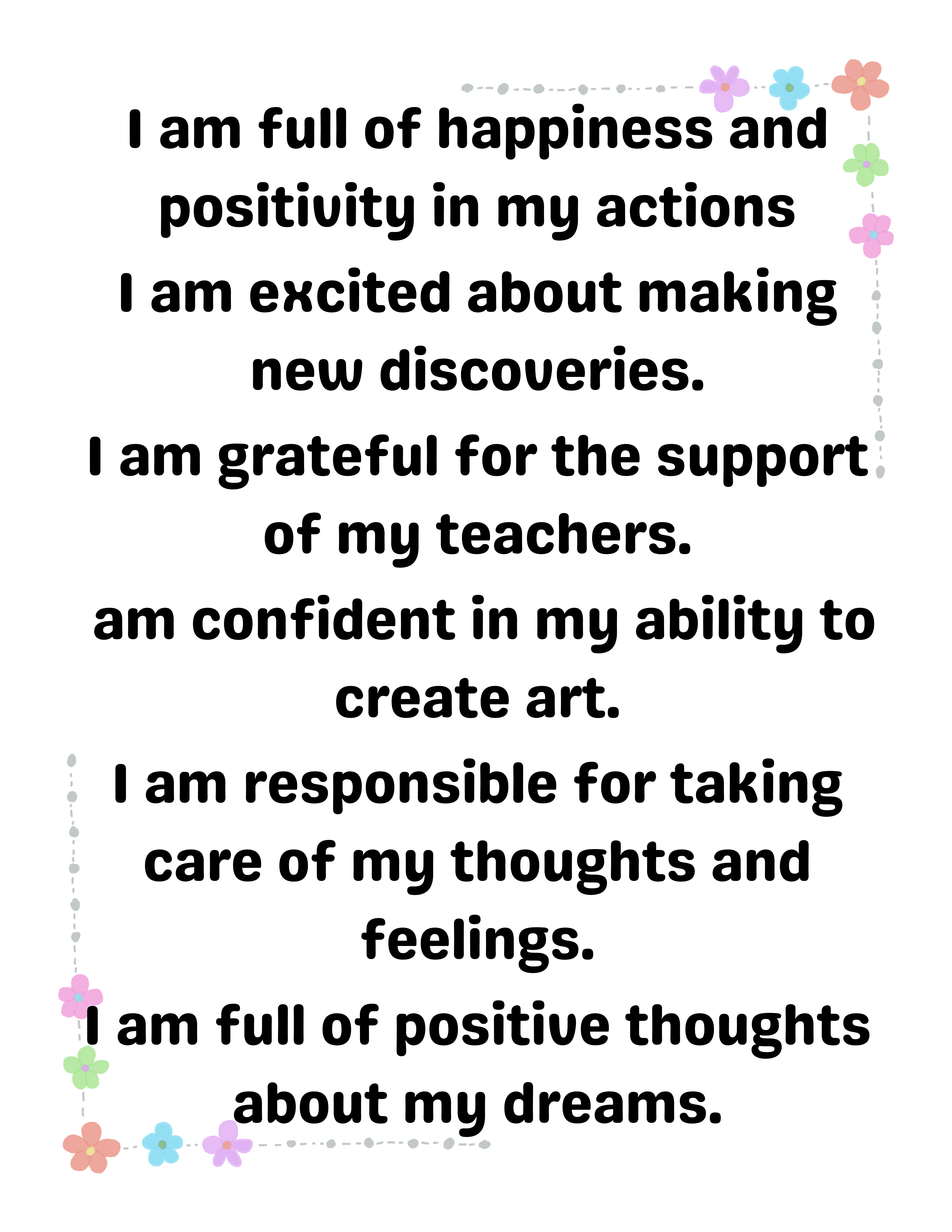 Floral Decorative Border