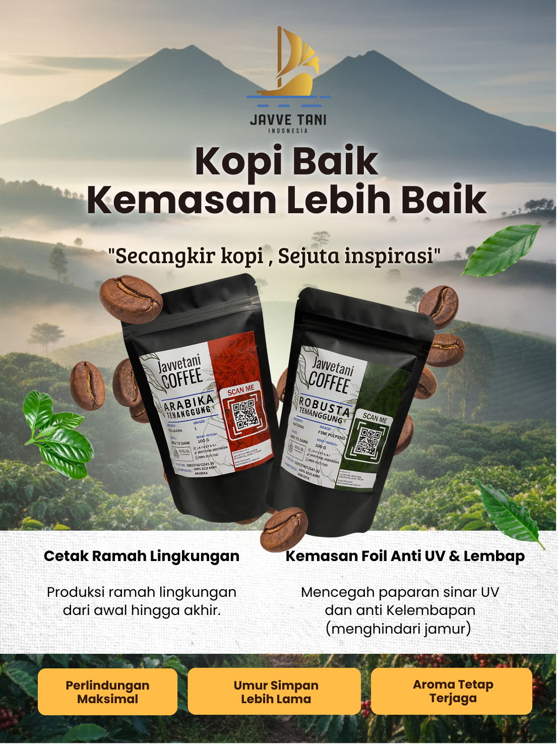 Javvetani Coffee Arabika Temanggung 100g