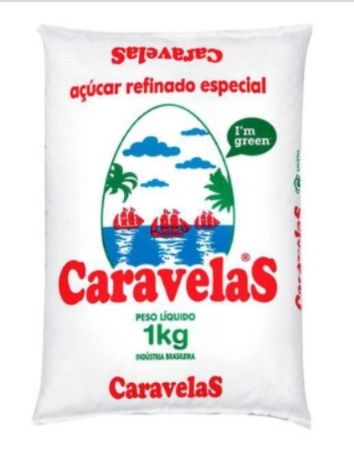 Açúcar Refinado Especial Caravelas 1kg