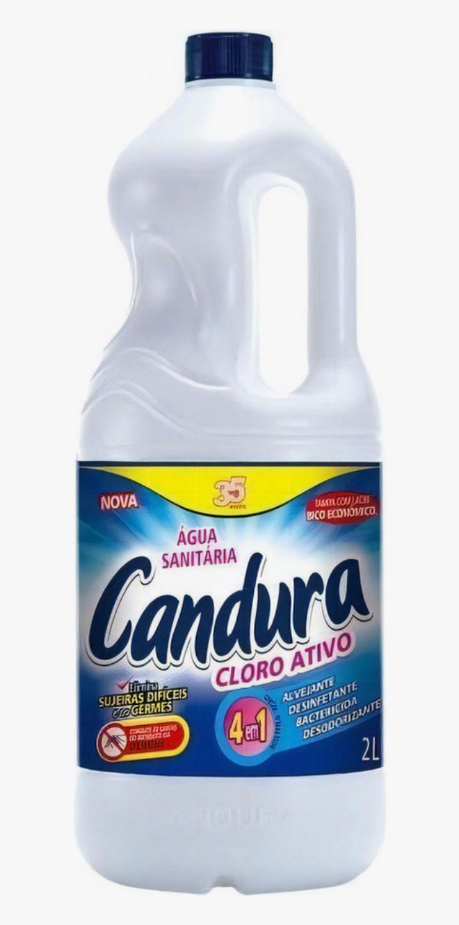 Candura Água Sanitária Cloro Ativo 2L