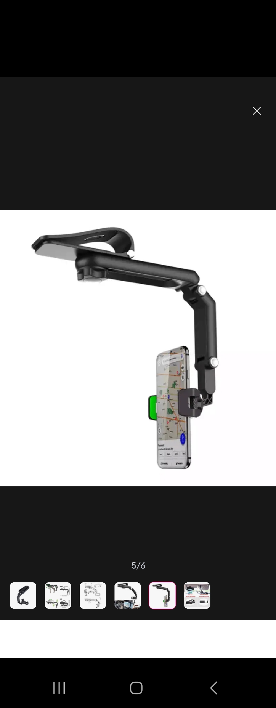 Universal sun visor car phone holder adjustable for mobile devices