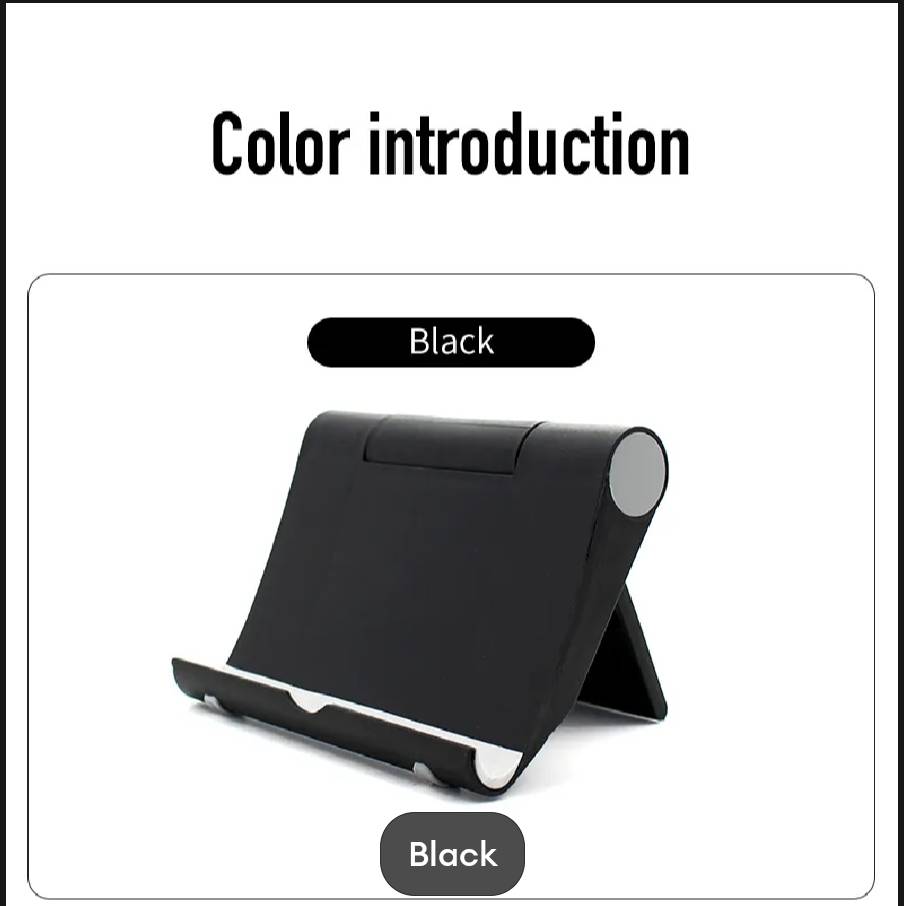 Portable Adjustable Mobile/Tablet Stand Adjustable Foldable Anti-Skid Multi-Angle Desk Holder