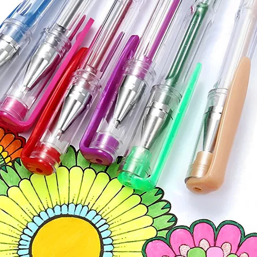 Kit de Canetas Gel com Glitter Colorgel - 10 Unidades