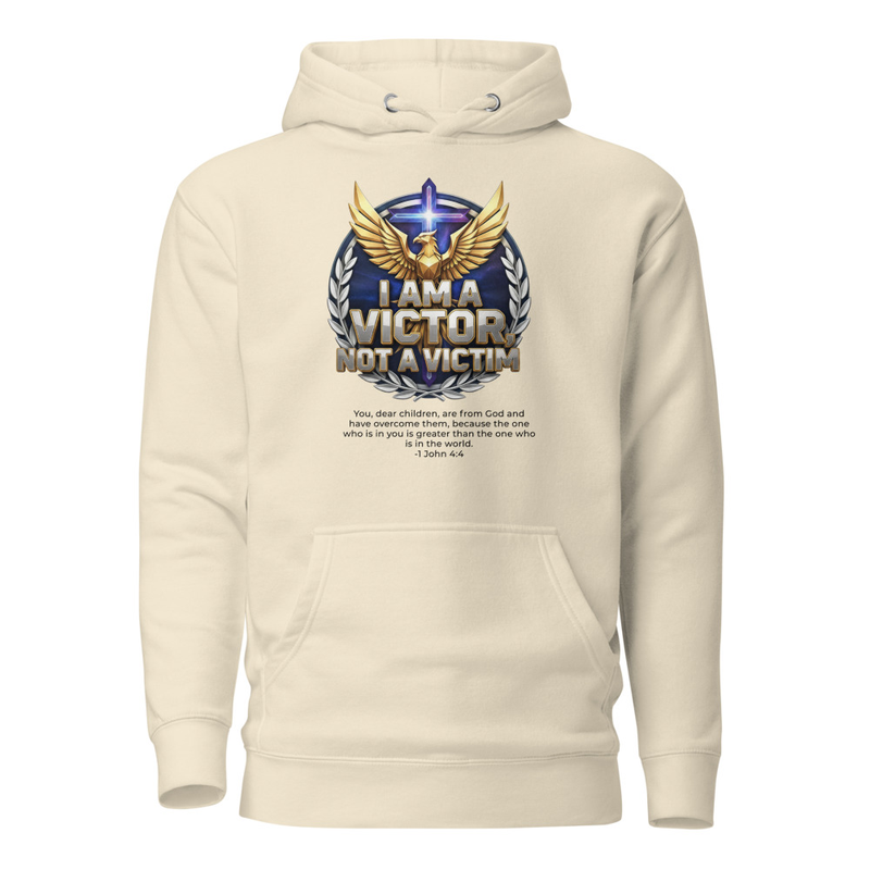 'Victor Not a Victim' Unisex Hoodie