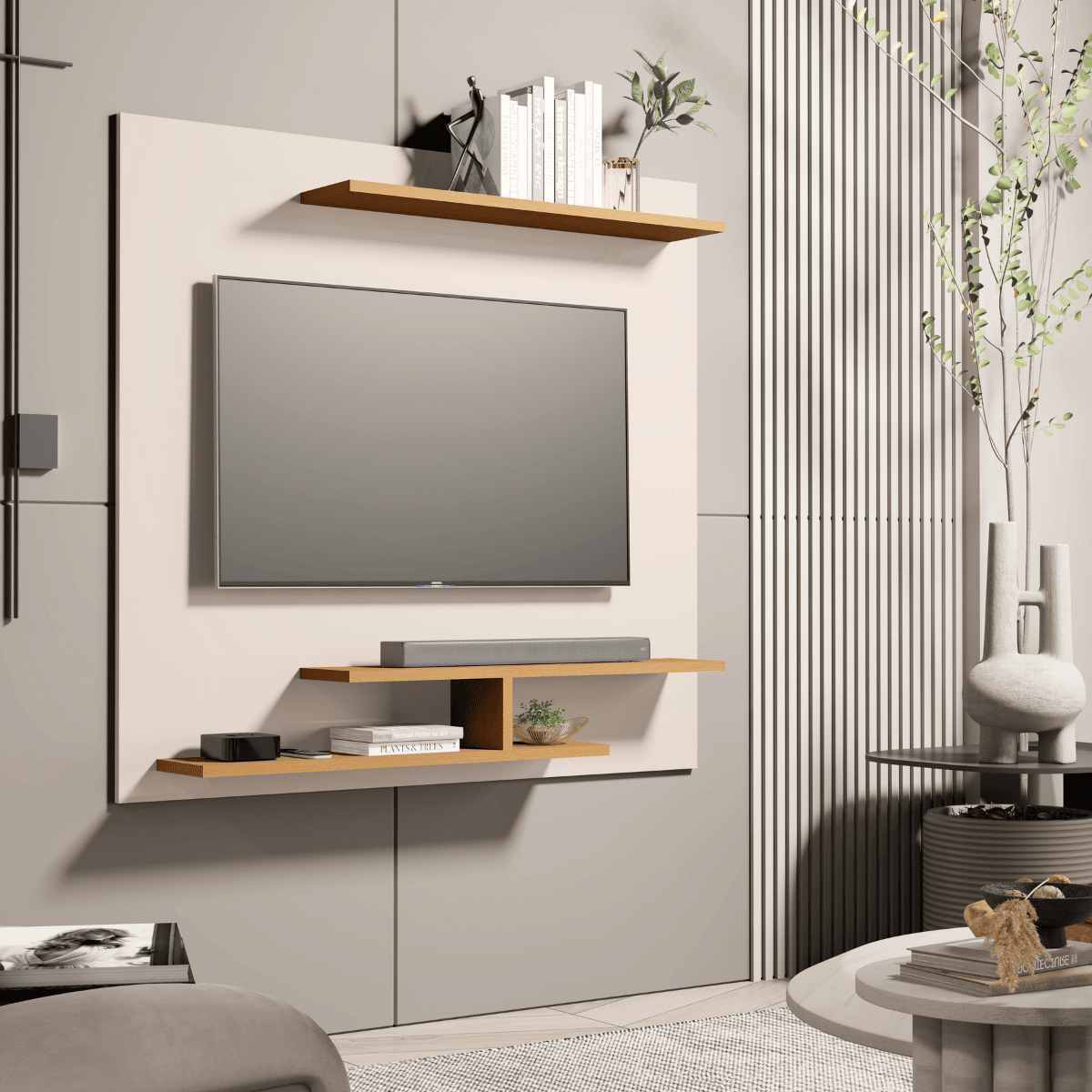 Painel Osiris Off White Nature