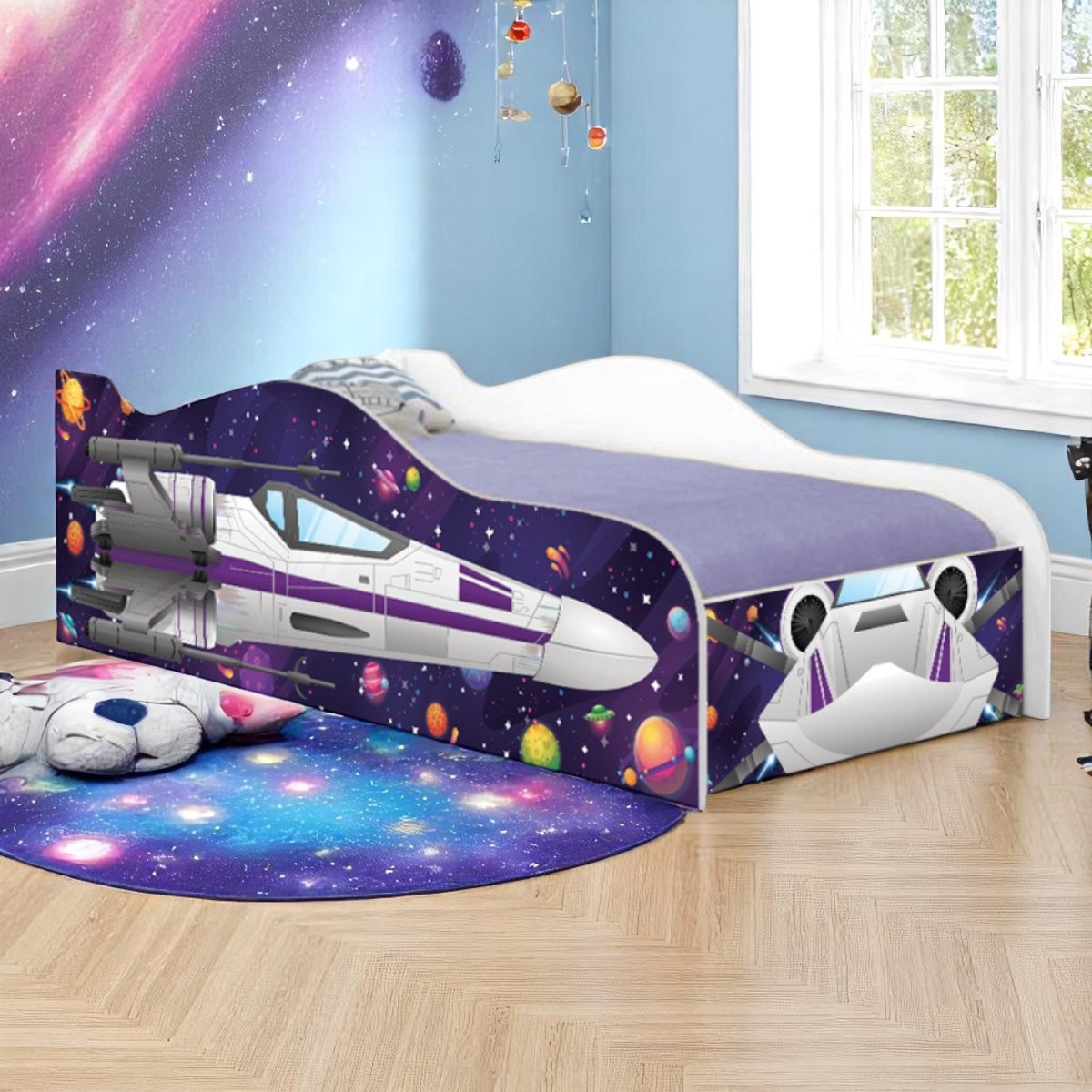 Cama Carro Nave Star Force Kids Infantil - DDCKMCB1476KEI