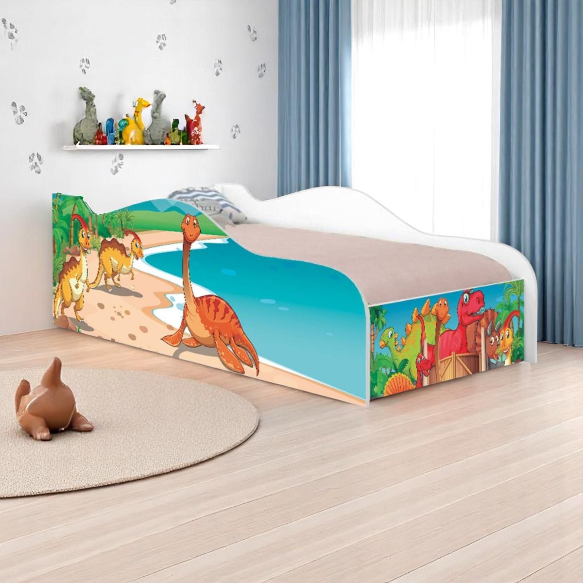 Cama Mobili Infantil Terra Dos Dinossauros - DDCKMCB1441PR