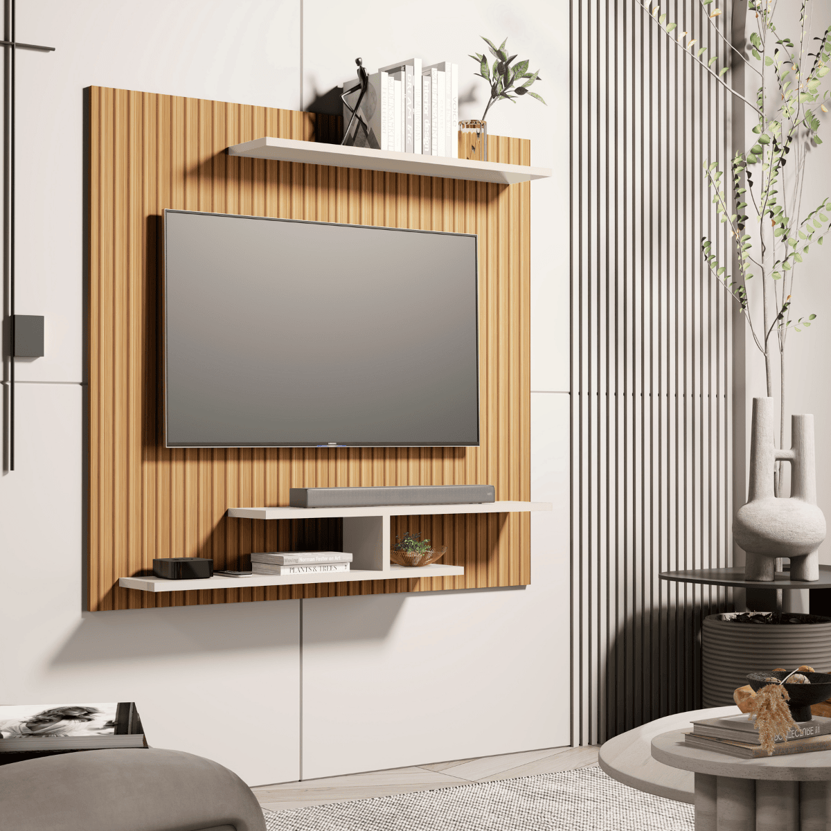 Painel Osiris Ripado Off White