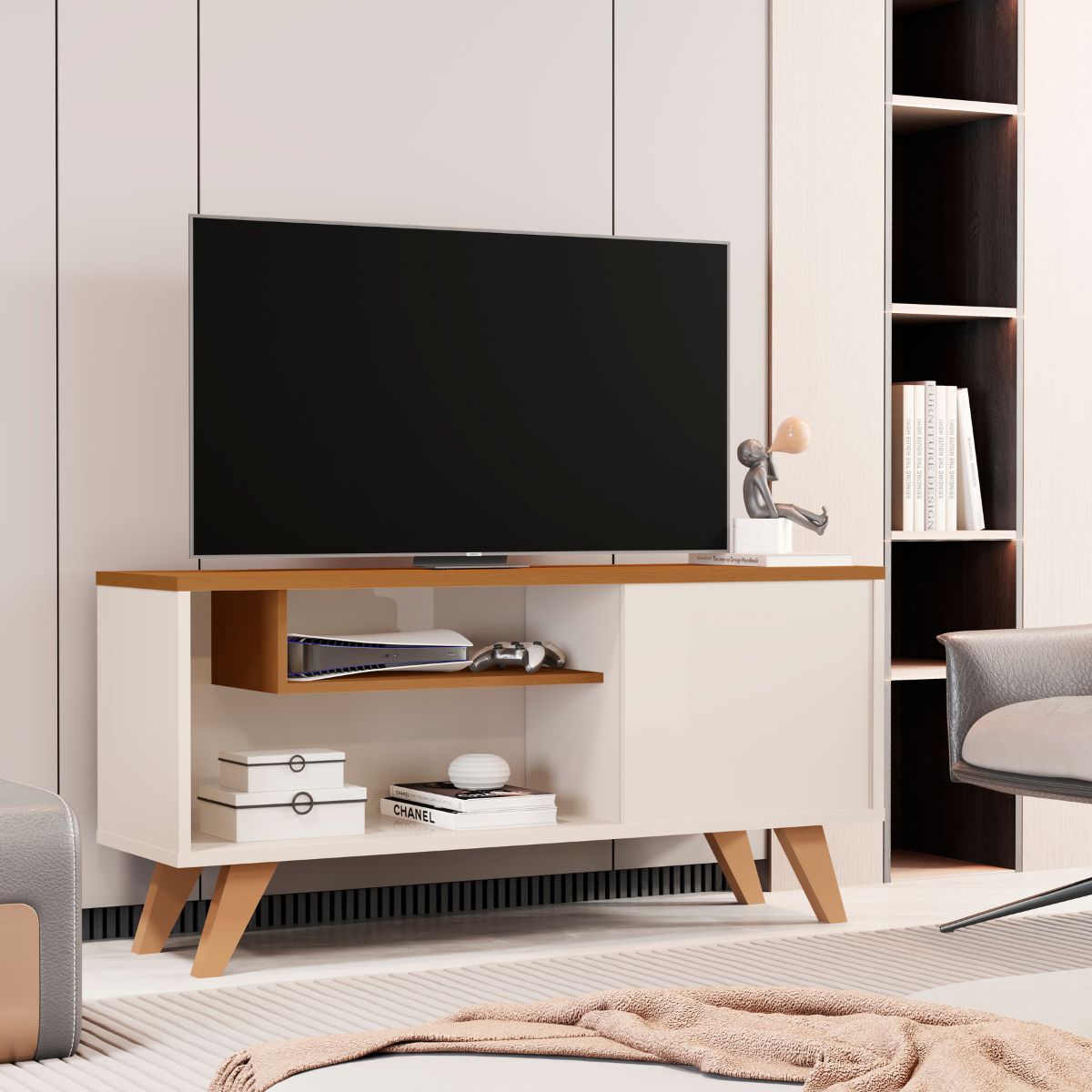 Bancada Heitor Off White Nature - DDCSAL815