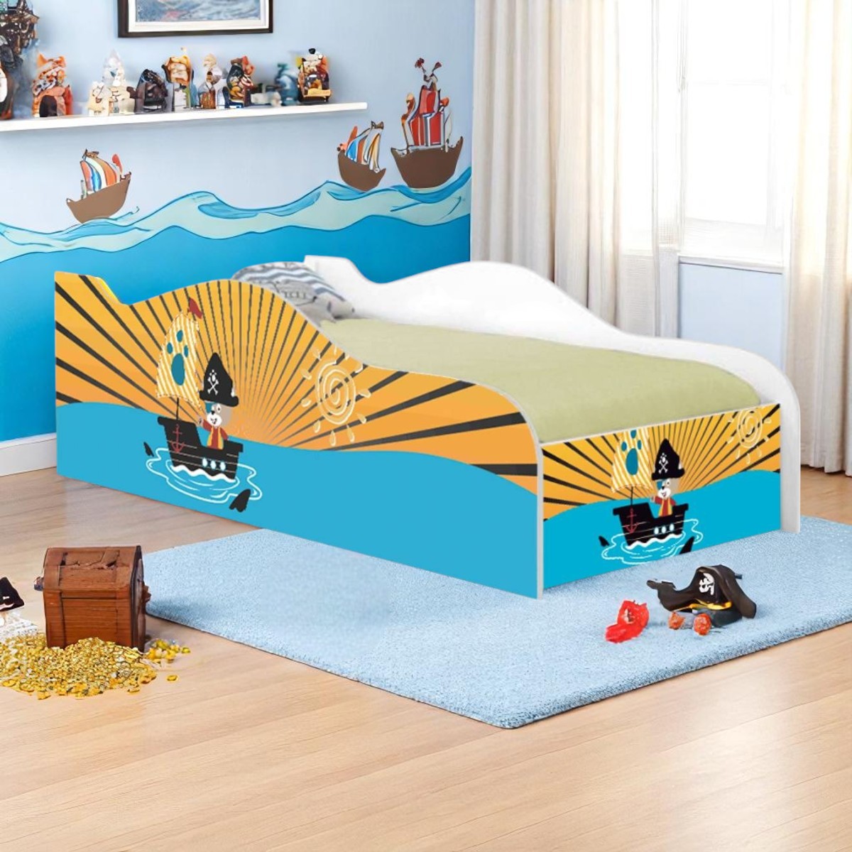 Cama Mobili Infantil Pirata - DDCKMCB1468PR