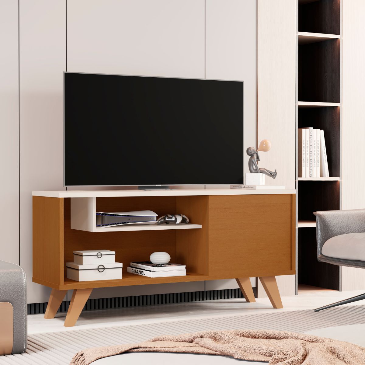 Bancada Heitor Nature Off White - DDCSAL814