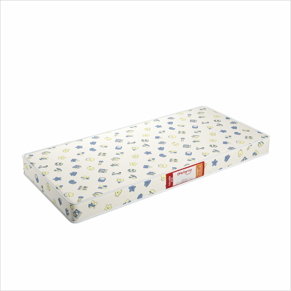Colchćo Baby Berēo D18 130x70x7 One Face Impermeável - DDCOFT319911