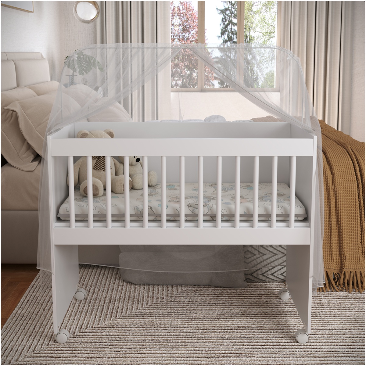 Mini Berço Moises Branco - DDCOFT320672