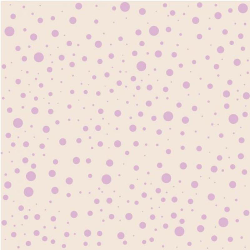 Papel De Parede Infantil Bolinhas Lilás