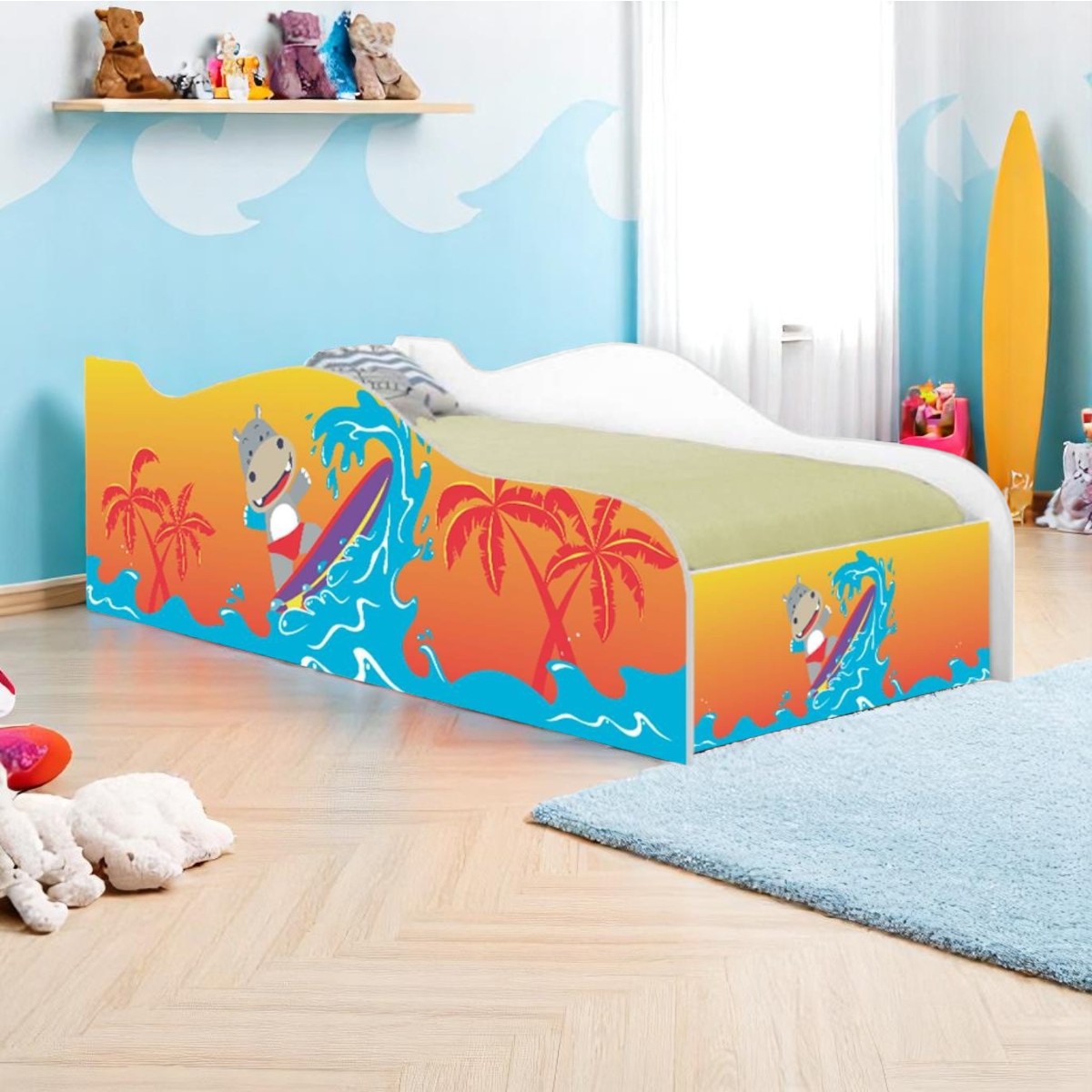 Cama Mobili Solteiro Surfista - DDCKMCB1469SPR