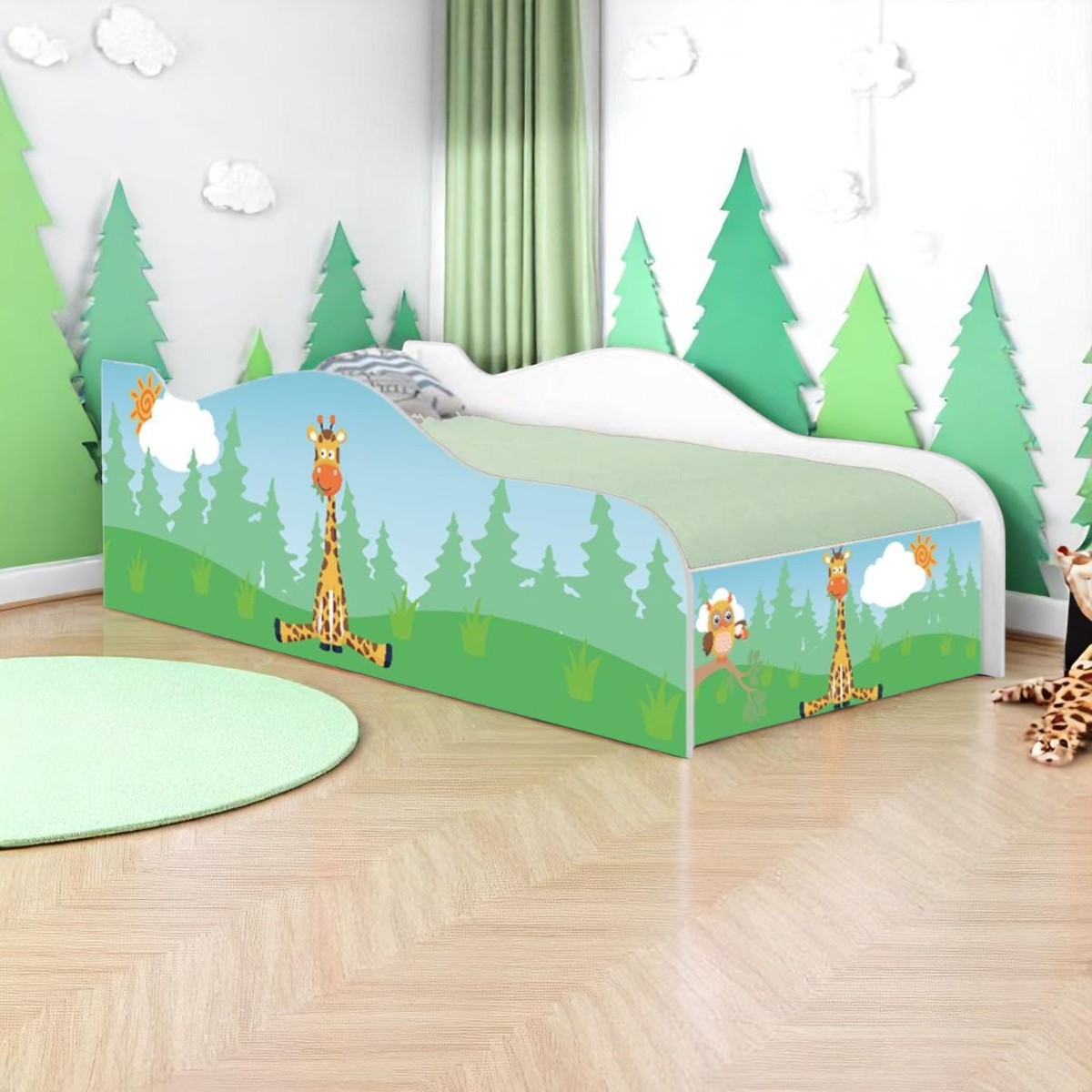 Cama Mobili Solteiro Safari Girafa - DDCKMCB1449SPR