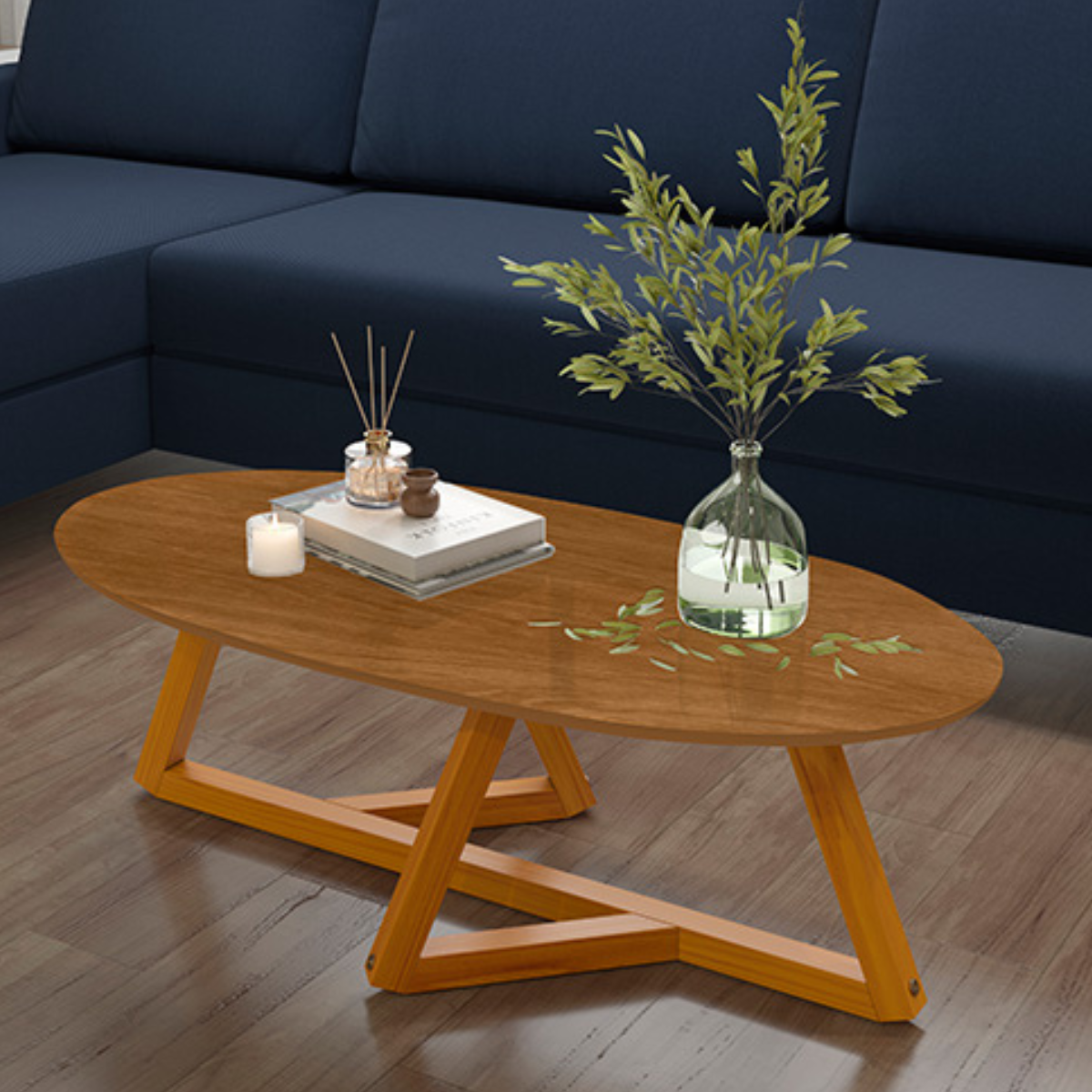 Mesa de Centro Classic Oval Nature - DDCOFT815757