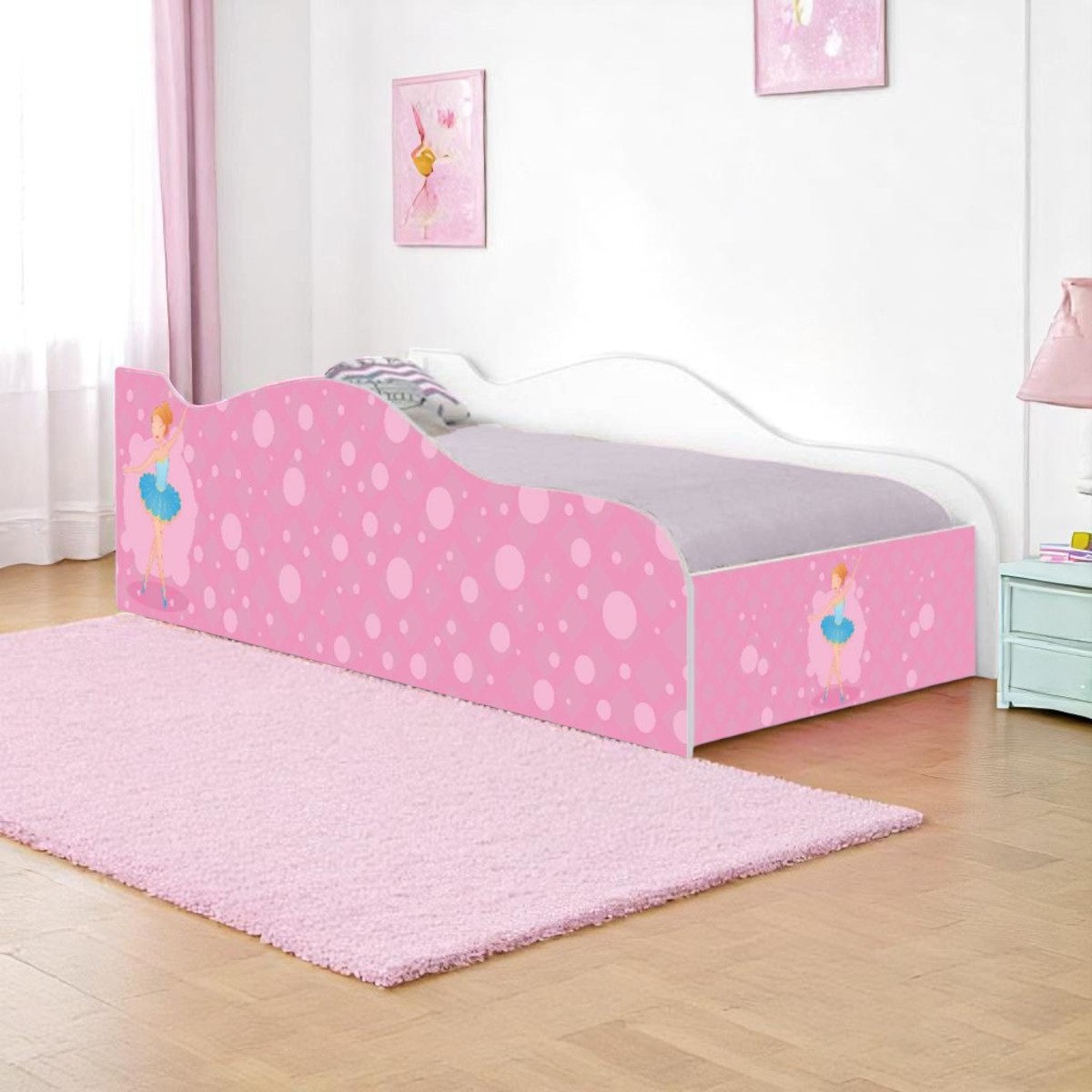 Cama Mobili Infantil Bailarina Clássicas - DDCKMCB1423PR