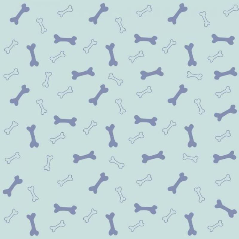 Papel De Parede Infantil Osso Cachorro