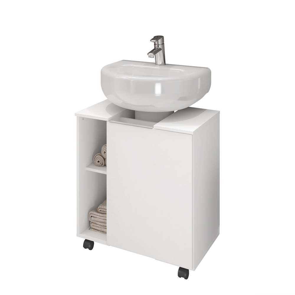 Gabinete Para Banheiro Pequin Branco - DDCOFT844068