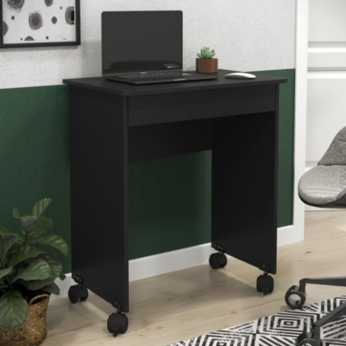 Mesa Escrivaninha Compact Not 0,70 Preto - DDCOFT305143