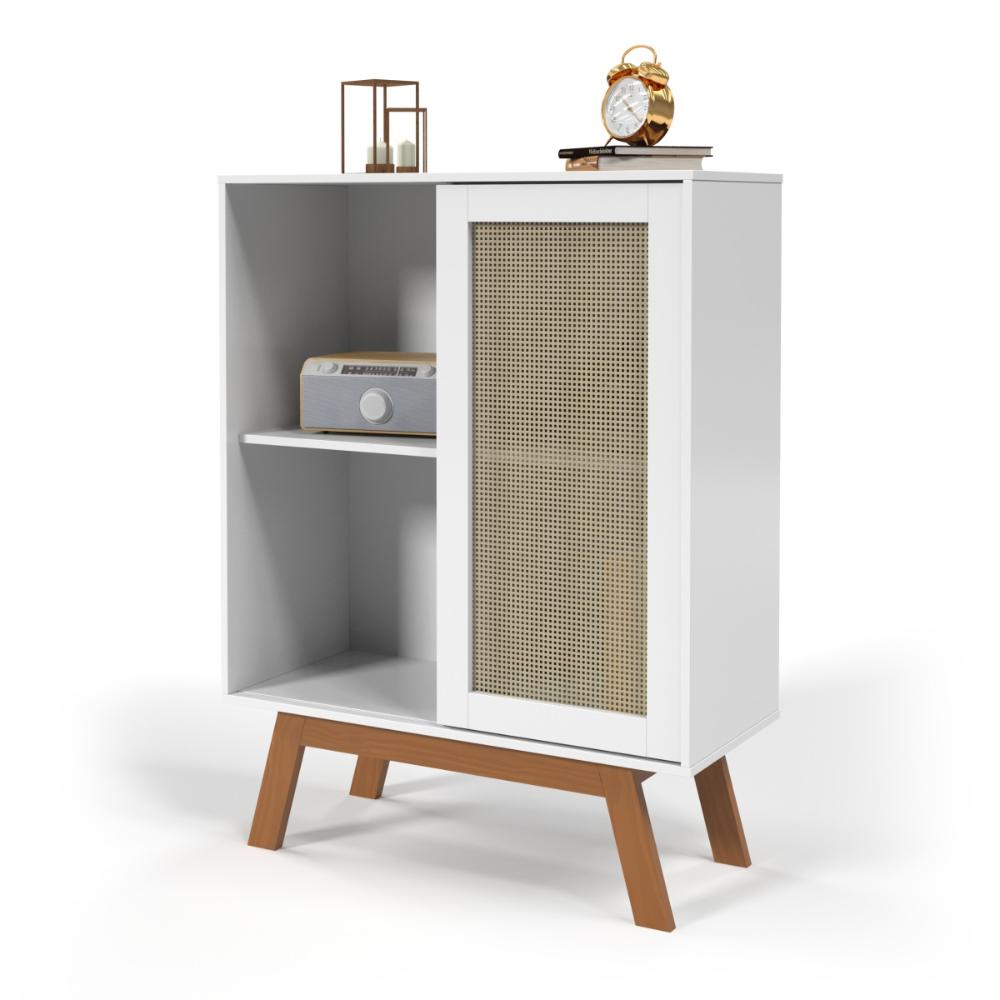 Aparador Buffet Rattan Branco - DDCOFT305914