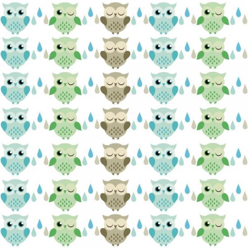 Papel De Parede Infantil Corujas