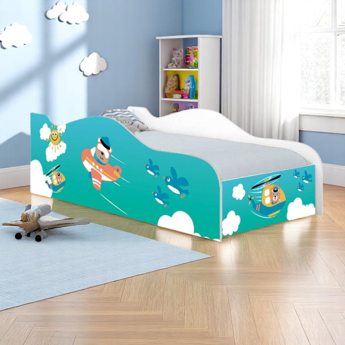 Cama Mobili Solteiro Patrulha Animal - DDCKMCB1433SPR
