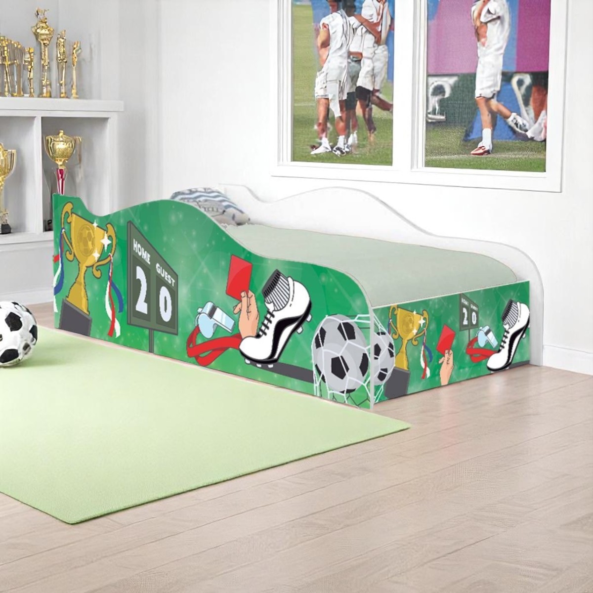 Cama Mobili Solteiro Futebol Placar - DDCKMCB1464SPR