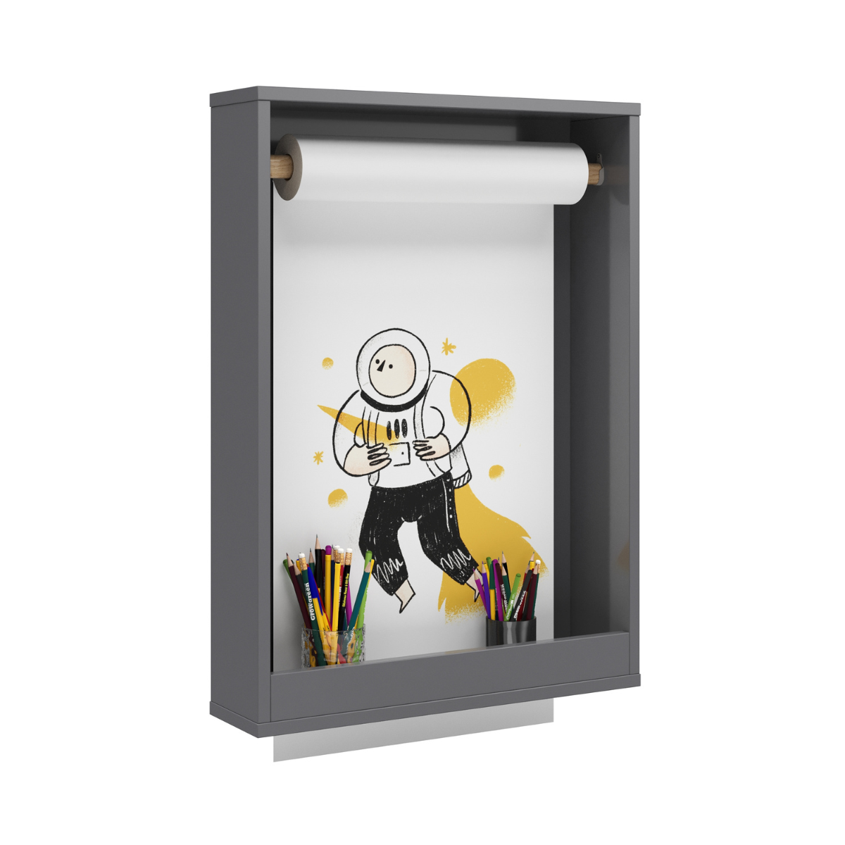 Lousa Painel de Criação Cinza - DDCOFT318846
