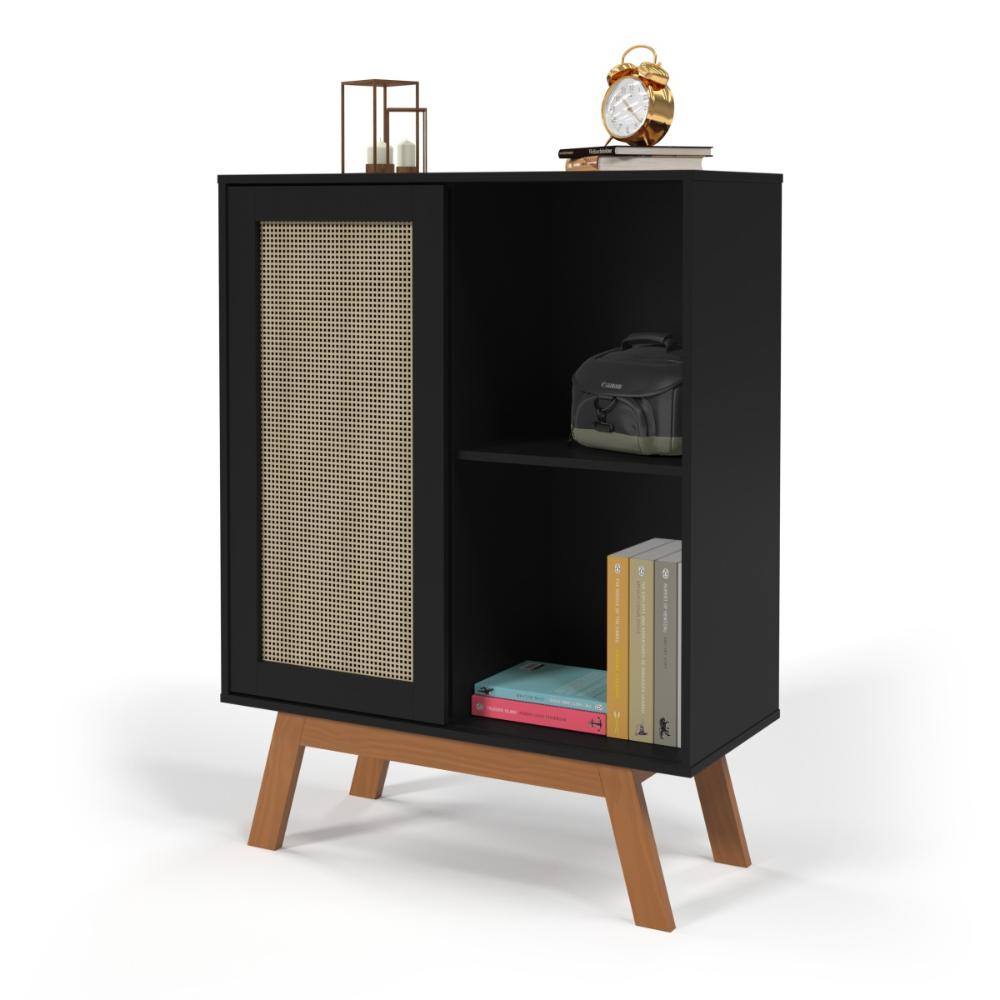 Aparador Buffet Rattan Preto - DDCOFT305921