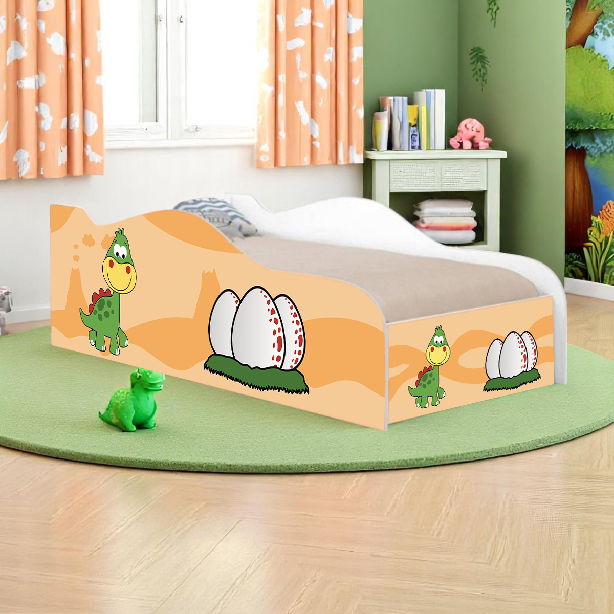 Cama Mobili Infantil Dinossauro Bebe - DDCKMCB1438PR