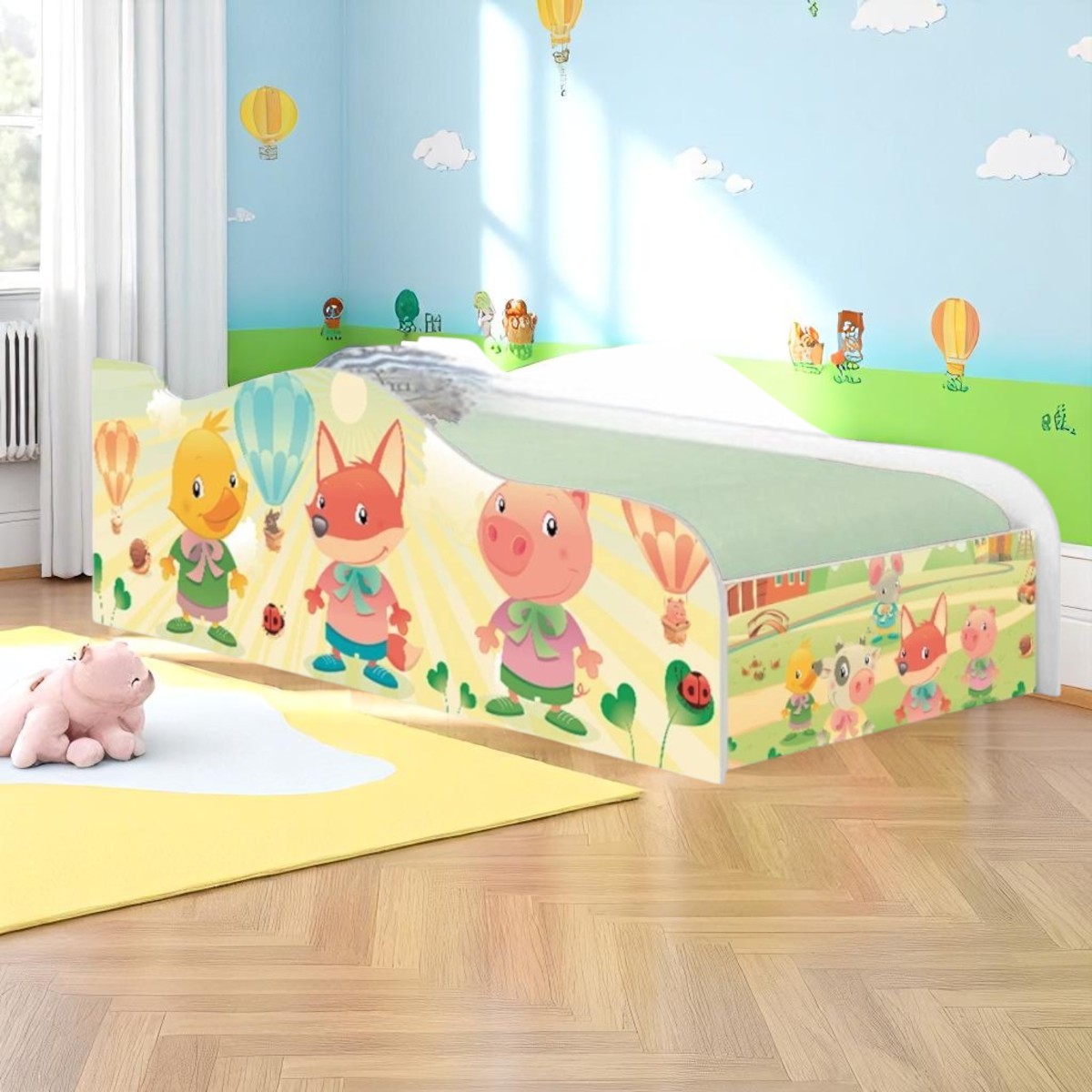 Cama Mobili Infantil Fazendinha Animais - DDCKMCB1454PR