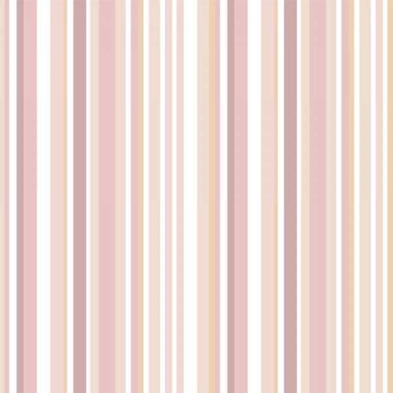 Papel De Parede Listrados Rosa Pastel