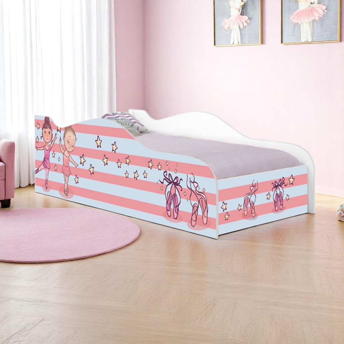Cama Mobili Infantil Bailarinas - DDCKMCB1424PR