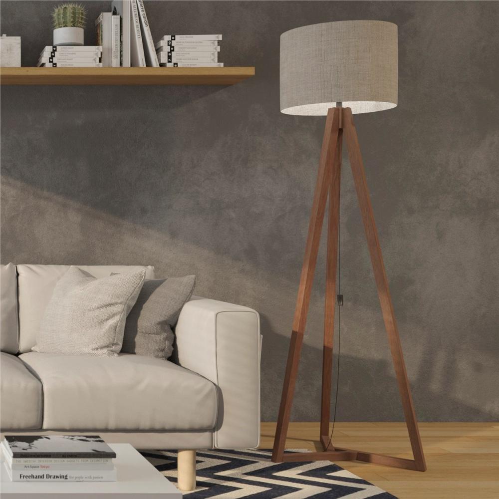Luminaria Piso 1.6 tripe integra Finger Abajur Off White - DDCOFT302234