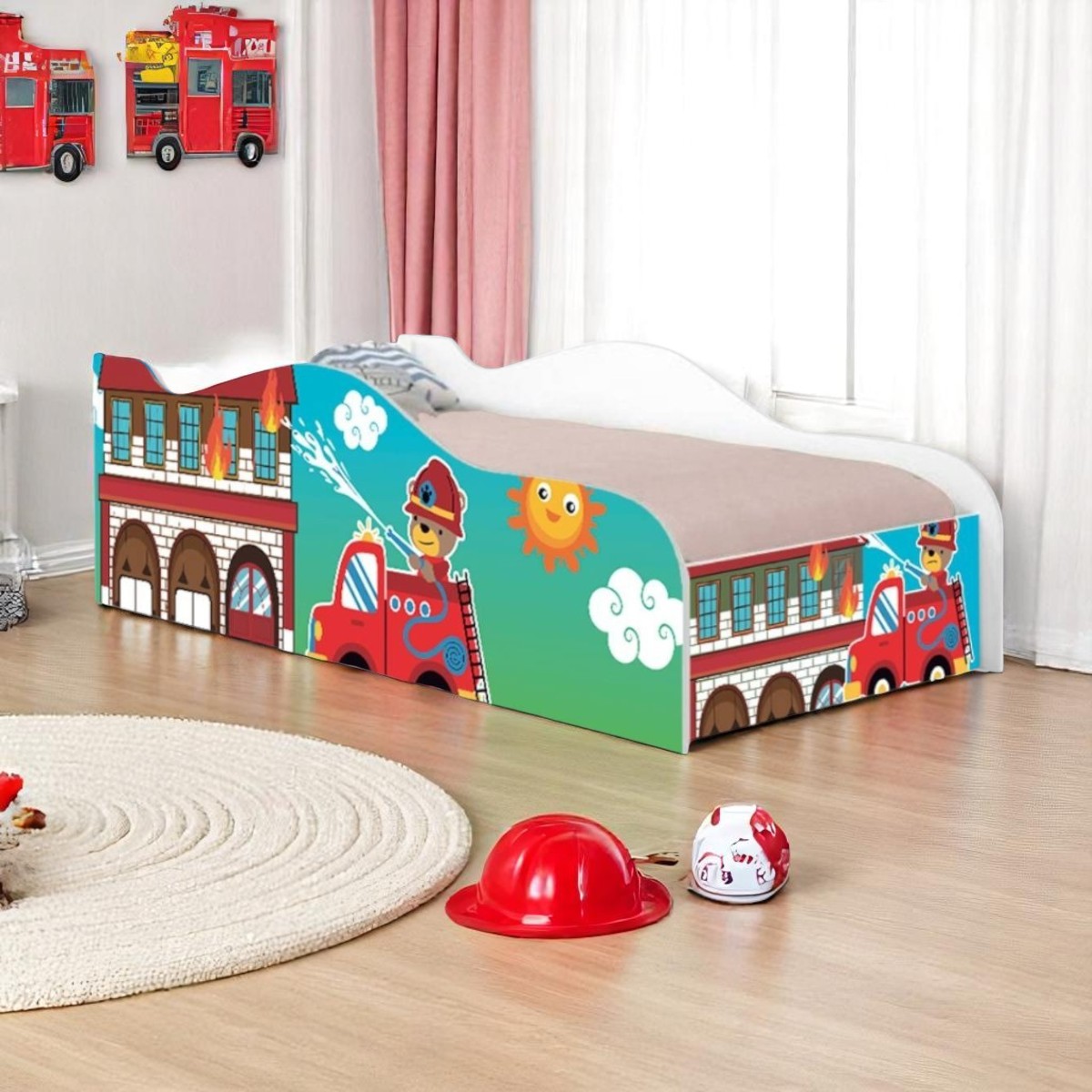 Cama Mobili Infantil Bombeiro - DDCKMCB1446PR